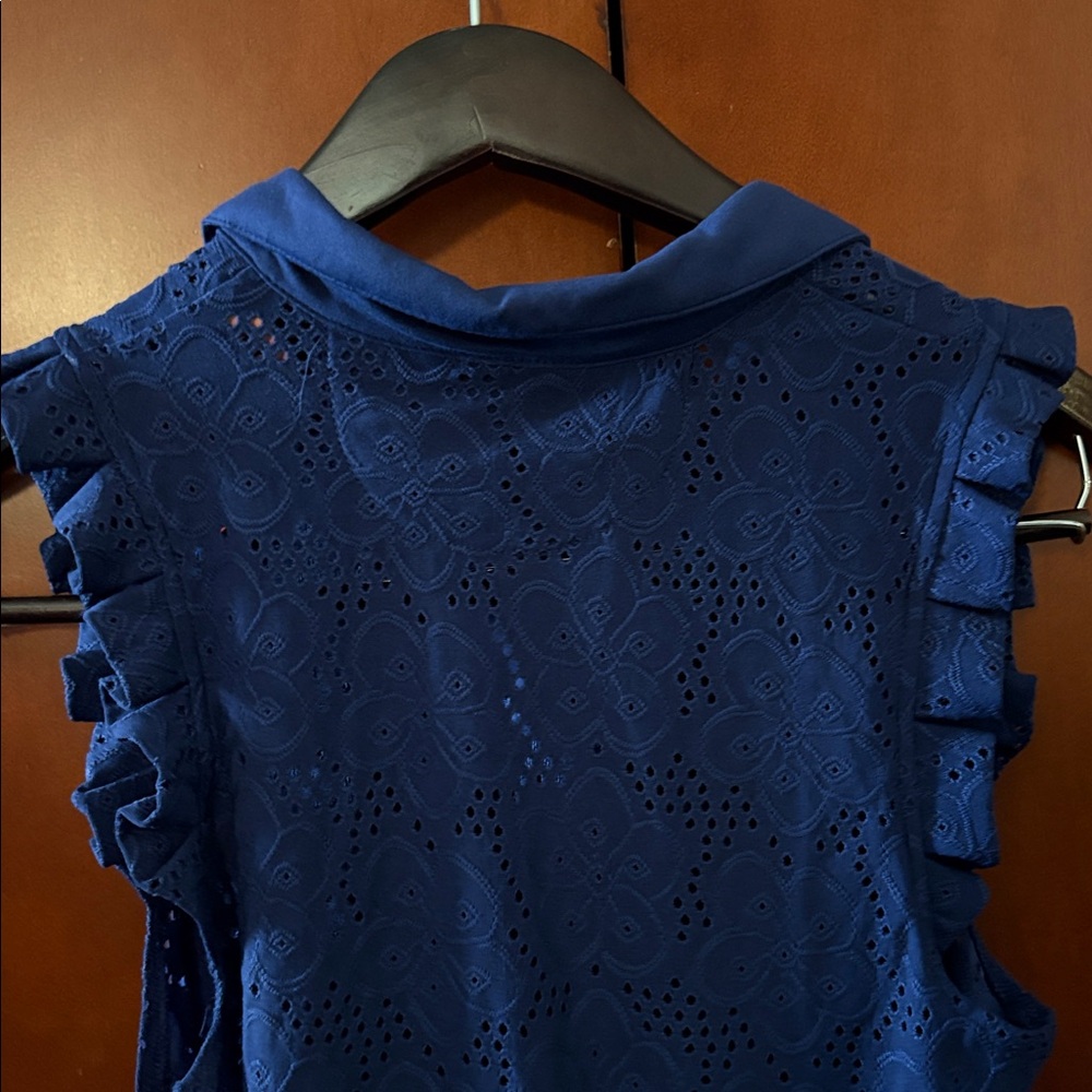 X by Gottex ⭐️NWT⭐️ navy tennis/golf top size small - Picture 6 of 8